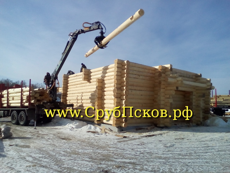 Сборка срубов